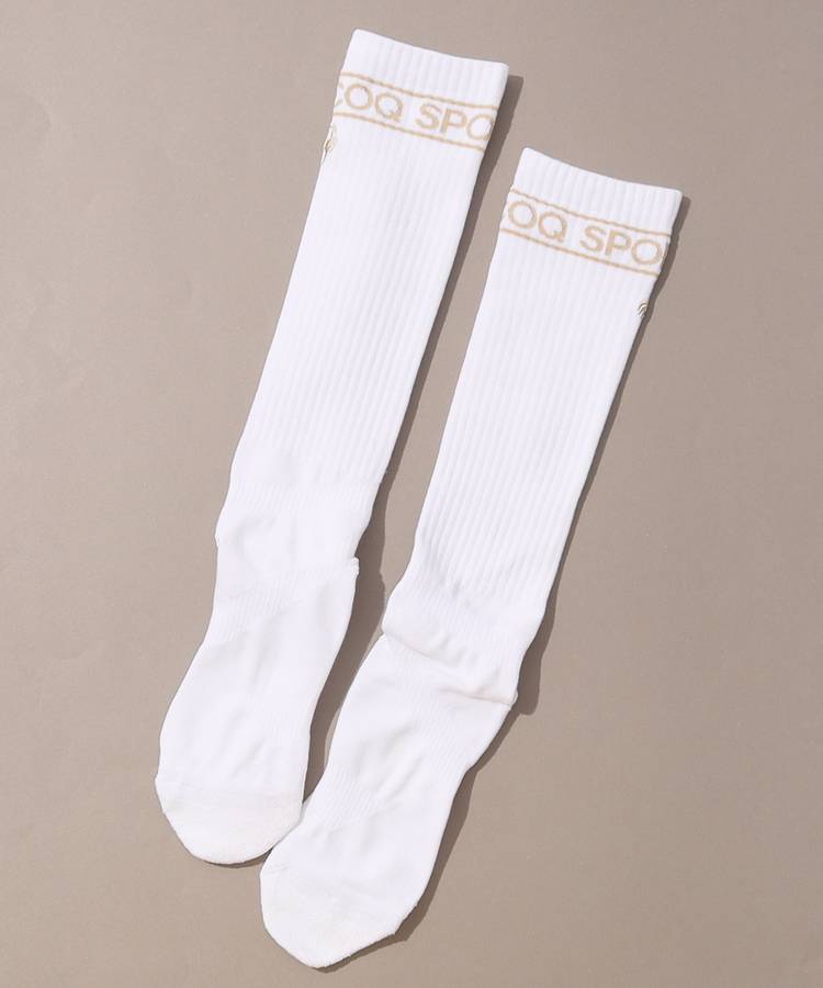 LQ 【MoveSox】着圧ロゴハイソックス