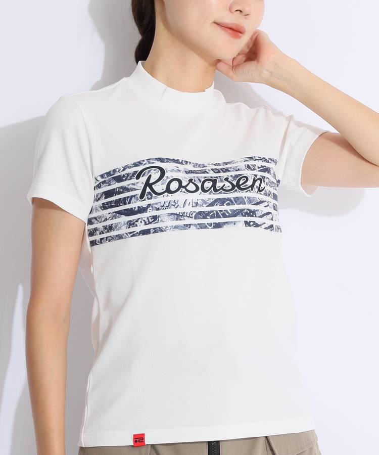 引越し売り切り！マーク&ロナ　半袖モックネック　新品タグなし 引越し売り切り！マーク&ロナ 半袖モックネック 新品タグなし