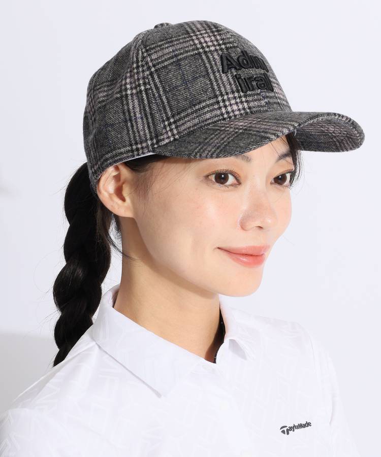 GOOLD GOLF ROCKERS チームロゴウールキャップグリーンチェック