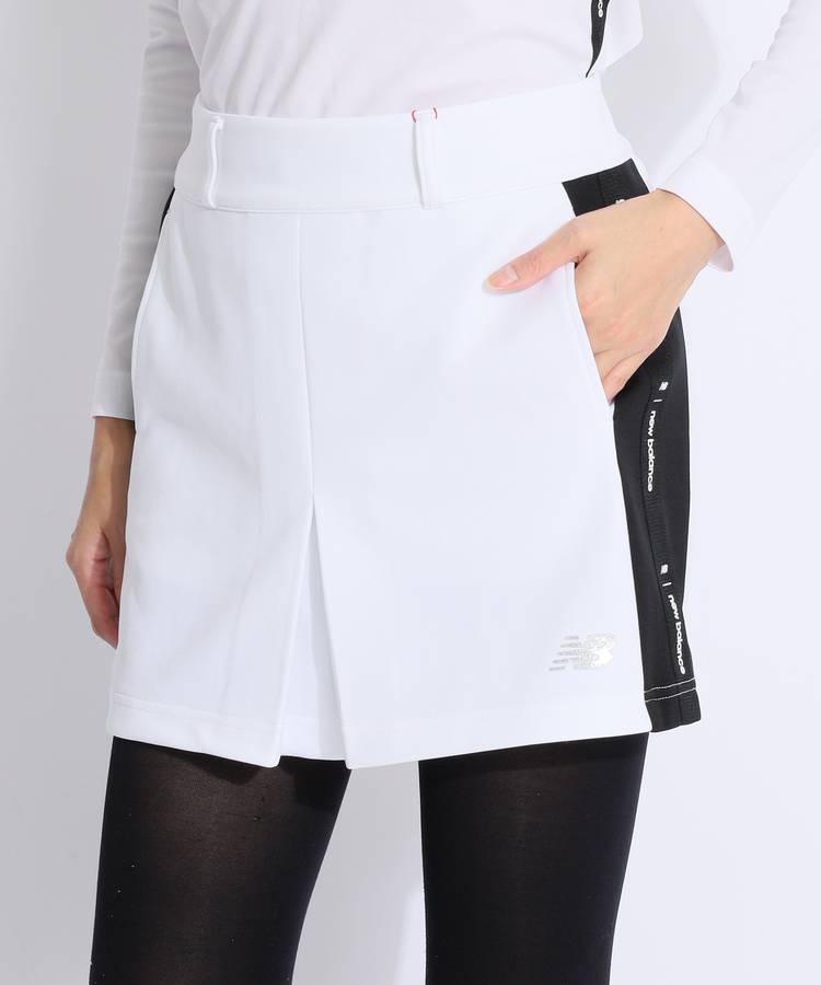 NB 【ストレッチ】フロントタックジャージスカート