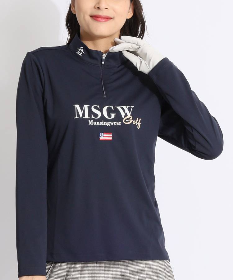 マンシングウェア MW 【ストレッチ遮熱】ハーフジップ長袖シャツ レディースゴルフウェア通販 キュルキュルセレクト curucuru select