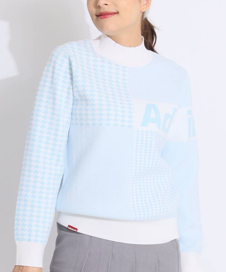 アドミラルゴルフ プルオーバー インナーシェル ネイビー Mサイズ 美品】アドミラル 2WAYスニード ネイビー ネック取り外し可 裏地