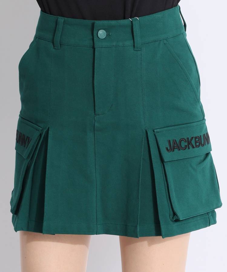 JACK BUNNY!! - ジャックバニー 一体型ペチパンツ付きサイドポケットツイルスカート ジャックバニー JB 一体型ペチパンツ付きサイドポケットツイル