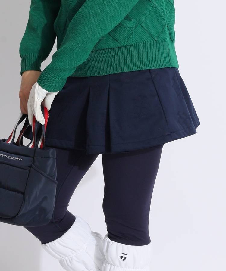 JB 【防風】一体型ペチパンツピンソニック裏起毛プリーツスカート