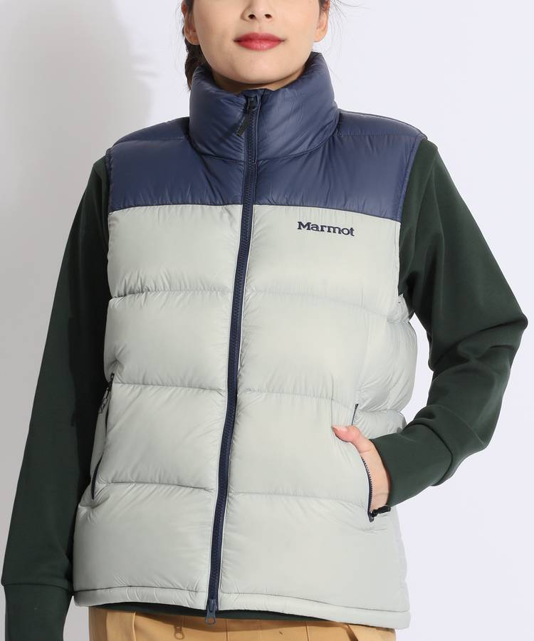 BE 【Marmot】【撥水】別注ダウンベスト