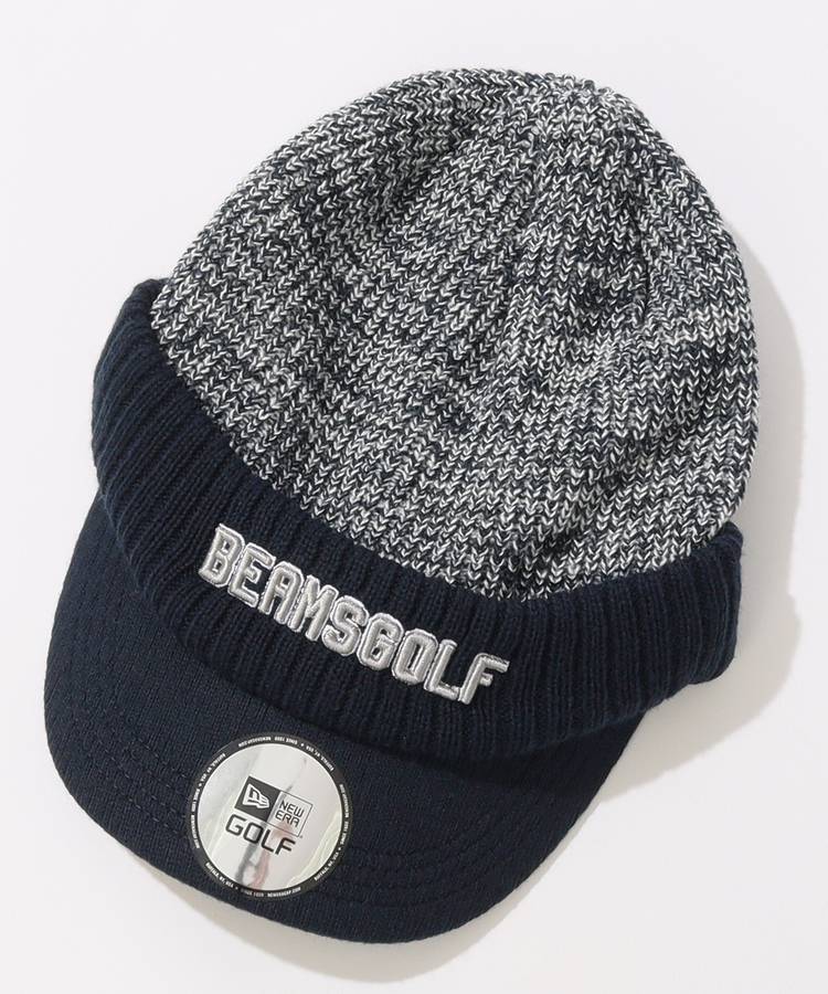 BE 【NEWERA】ミドルゲージミックスニットキャップ