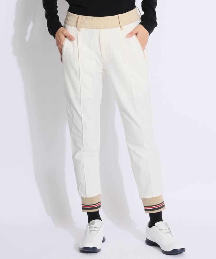 ディッセンバーメイ DM 【保温】裾ライン裏起毛ジョガーパンツ