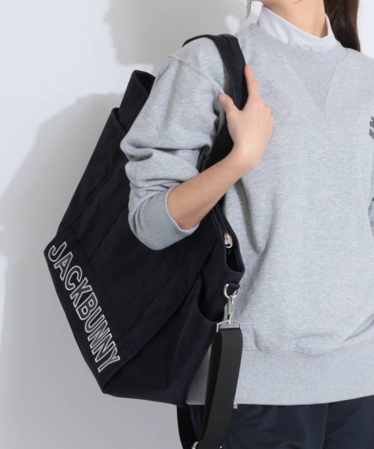 JB ショルダー付きサイドポケットトートバッグ