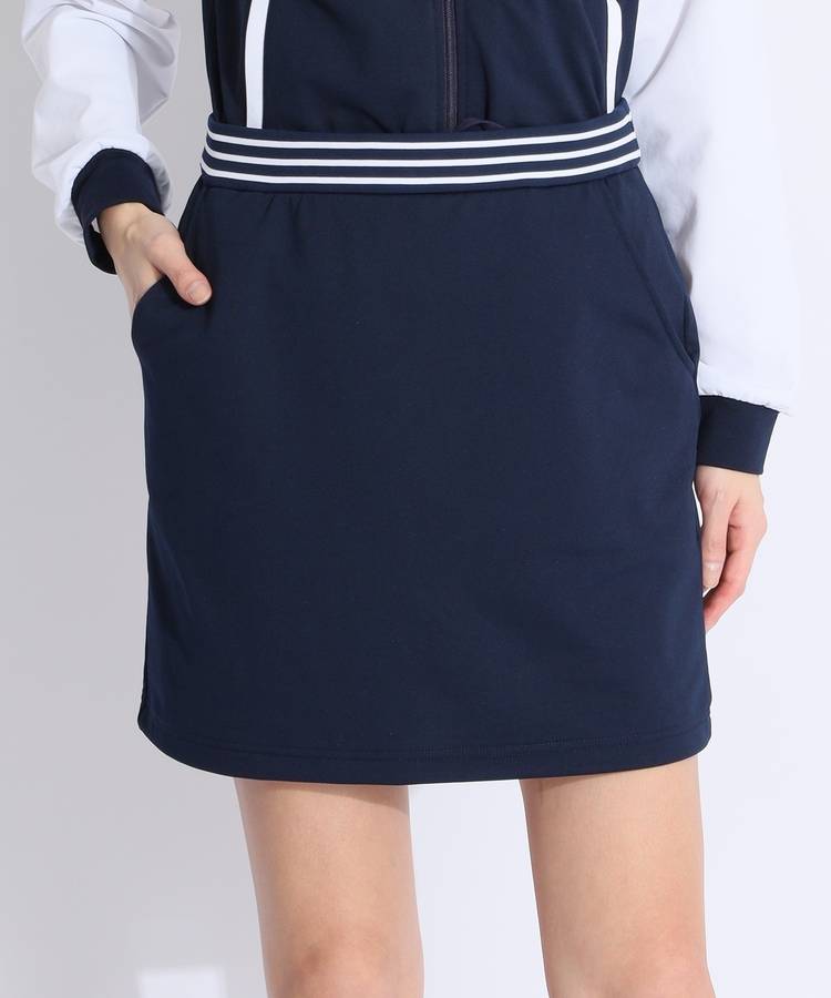 BE ウエストライン裏パイルスカート