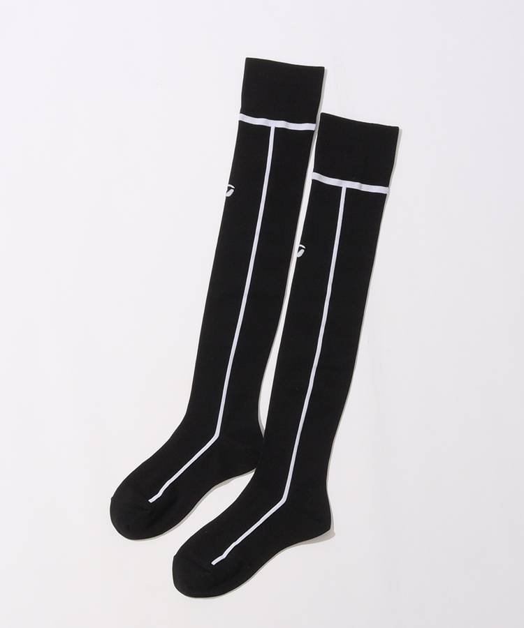 TG 【ノベルティ対象品】【消臭糸使用】ラインニーハイソックス
