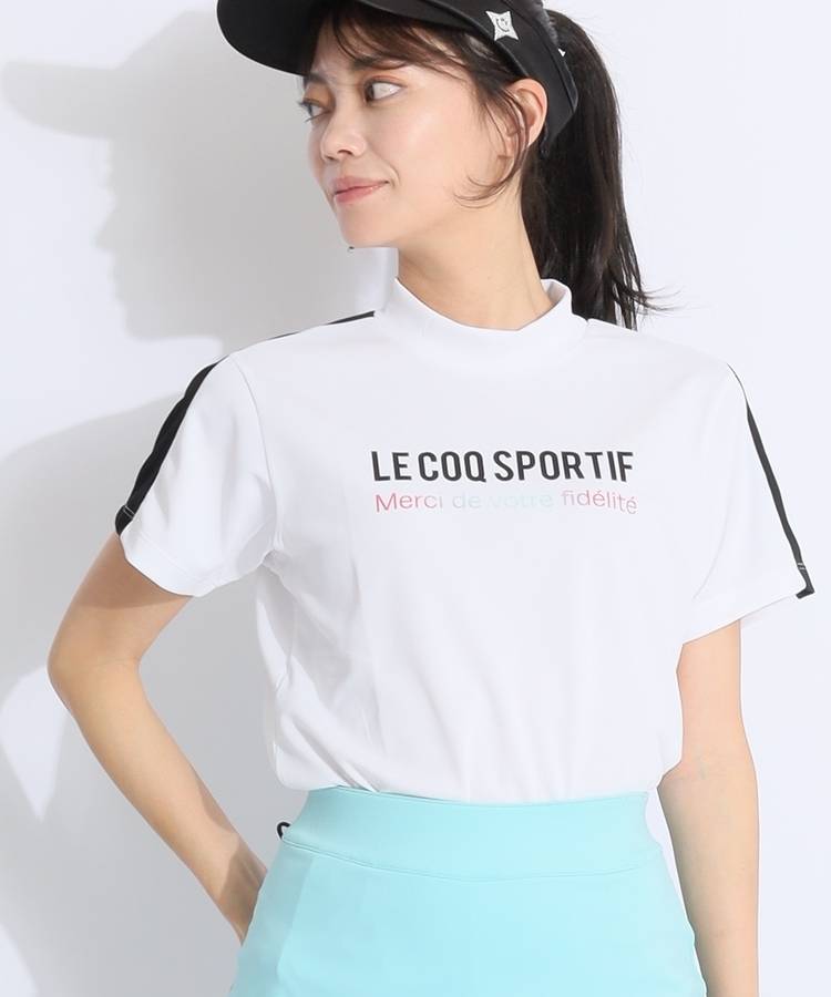 LQ 【吸汗速乾ストレッチ】カノコ半袖モックネックカットソー