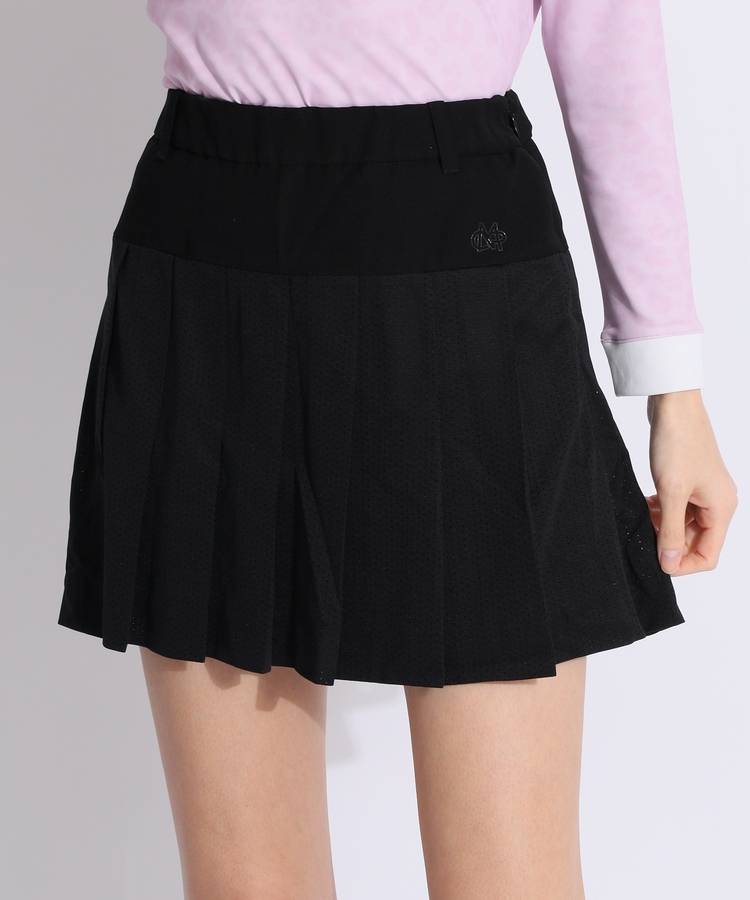 BE MiyuIkeda×BEAMSGOLF/メッシュプリーツスカート