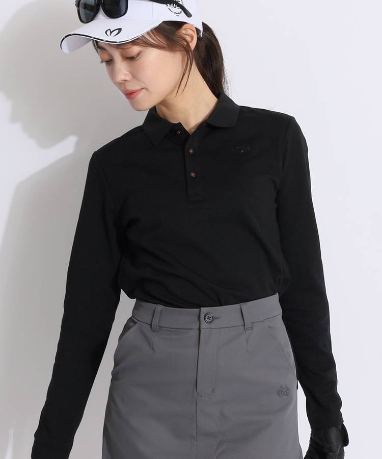 BE MiyuIkeda×BEAMSGOLF/プライムフレックス（R）長袖ポロシャツ