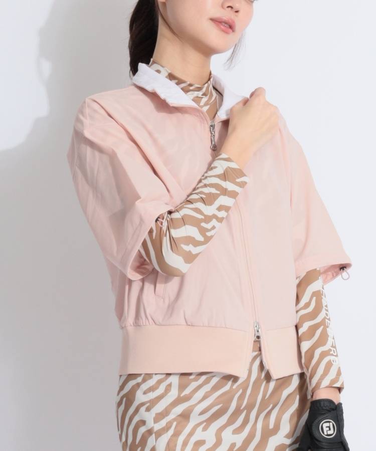 TG 【撥水ストレッチ】リラクシースタンドネックジャケット