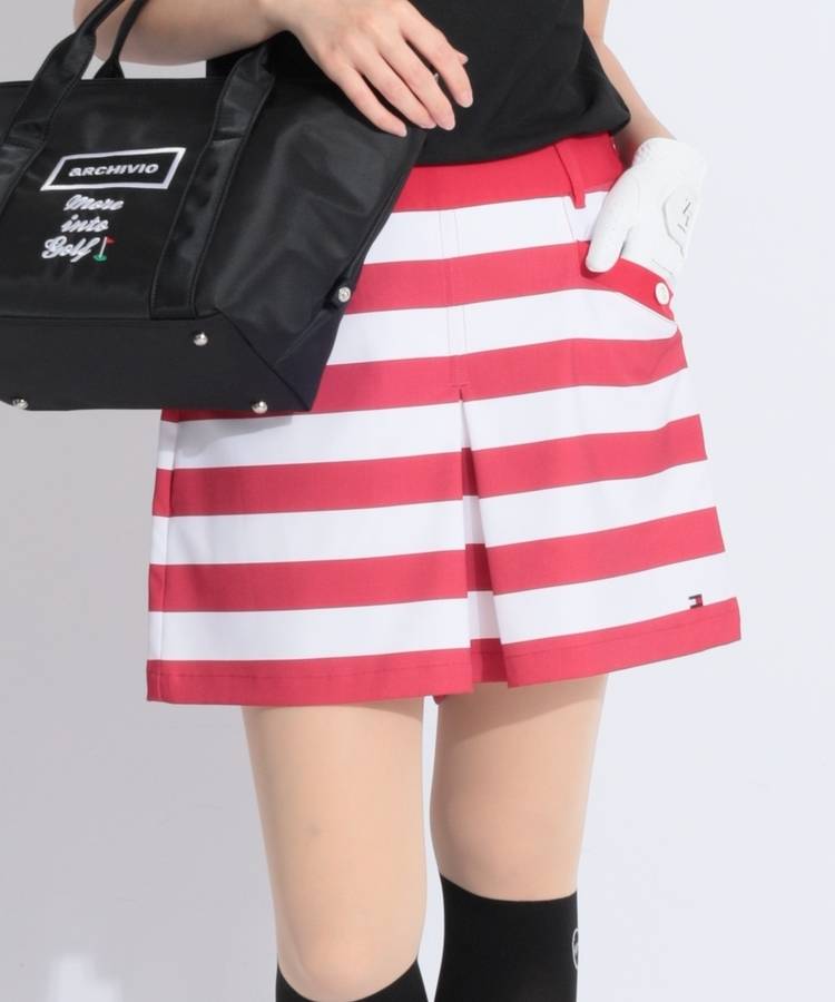 TH 【ストレッチ】選べるデザインボックスプリーツキュロットパンツ