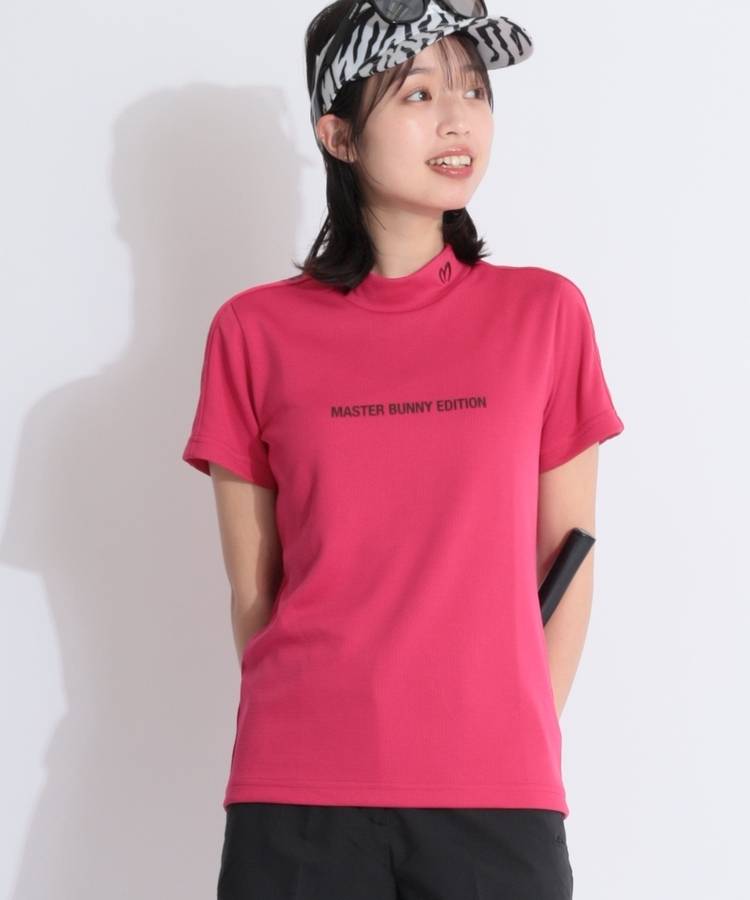 MB スリーブロゴモックネック半袖カットソー