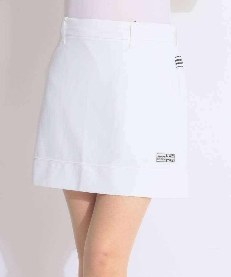 AM 【冷感UV】バックロゴプリントミニワッフルスカート