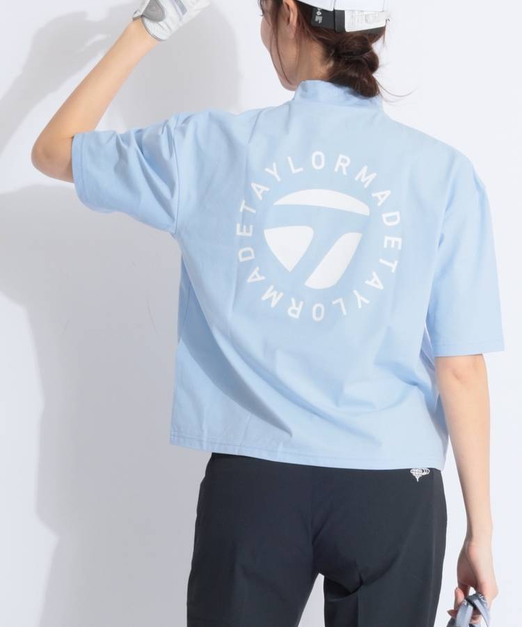 TG 【ノベルティ対象品】【ストレッチUV】サークルロゴモックネック半袖カットソー