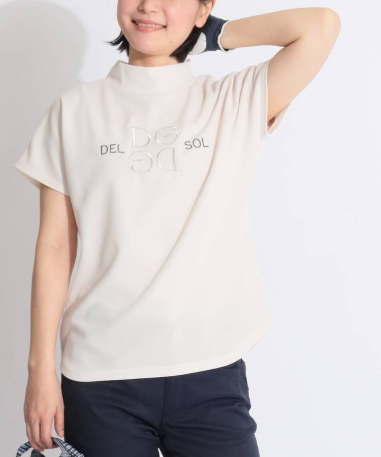 DL ロゴ刺繍ドルマンスリーブカットソー