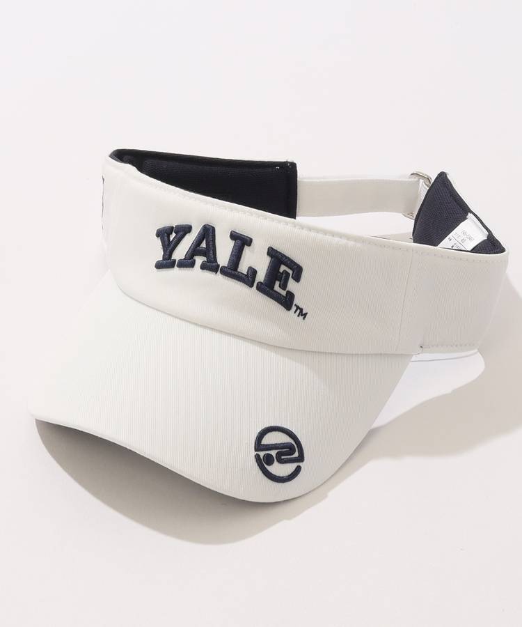 RO 【YALE】立体ロゴ刺繍ツイルサンバイザー