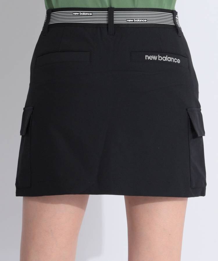 NB 【吸水速乾ストレッチ】バックロゴドビーカーゴスカート