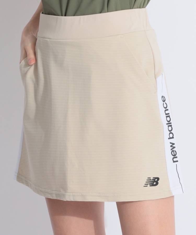 NB 【接触冷感】異素材切り替え一体型ペチパンツ付きスカート