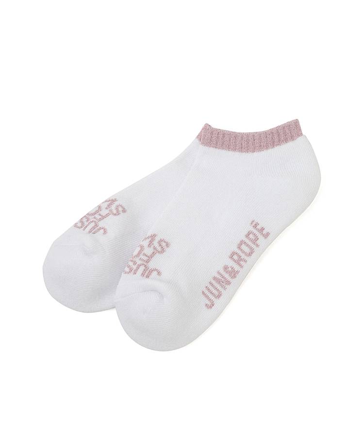 JR ラメロゴラインアンクルソックス