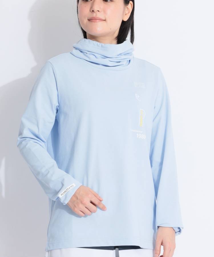 PG 【吸水速乾】遮熱UV冷感長袖タートルネックカットソー