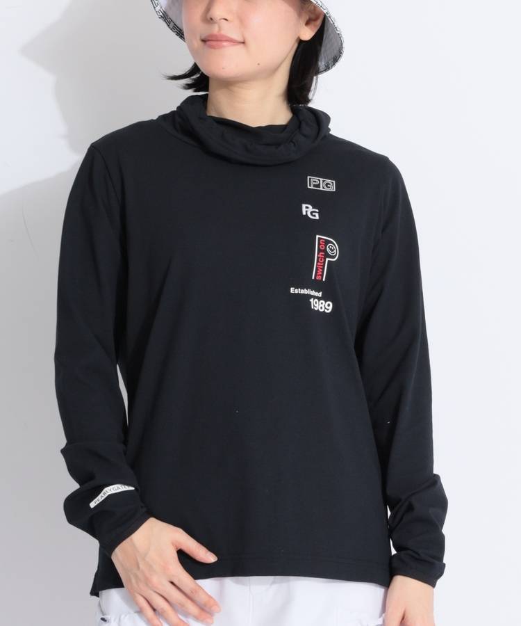 PG 【吸水速乾】遮熱UV冷感長袖タートルネックカットソー