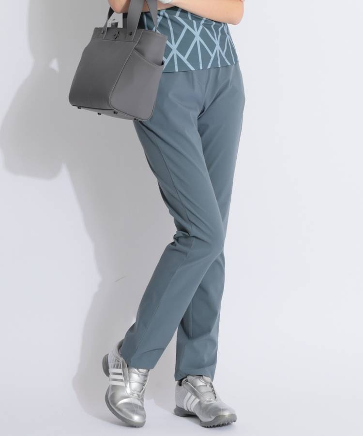 DE 【UPF50+】シャドーストライプロングパンツ
