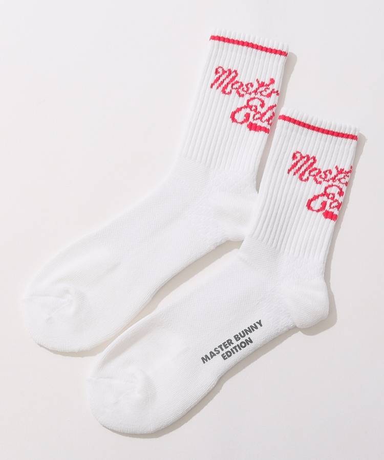 MB 【抗菌防臭】バックロゴショートリブソックス