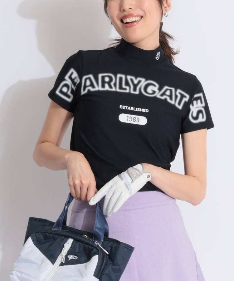 PG ビッグロゴモックネック半袖カットソー