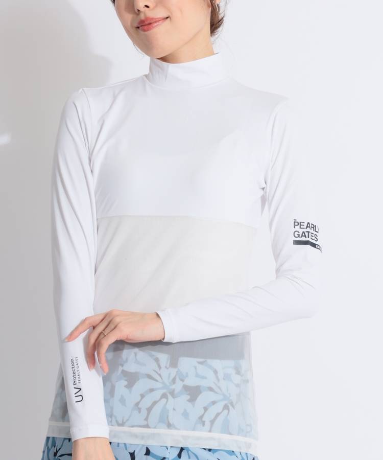 PG 【PGBODY】【吸水速乾】モックネック長袖インナー