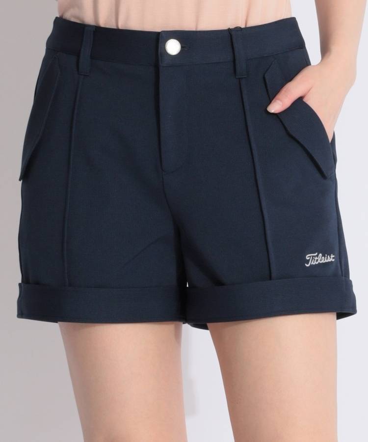 TL 【ストレッチUV】ロールアップジャガードショートパンツ