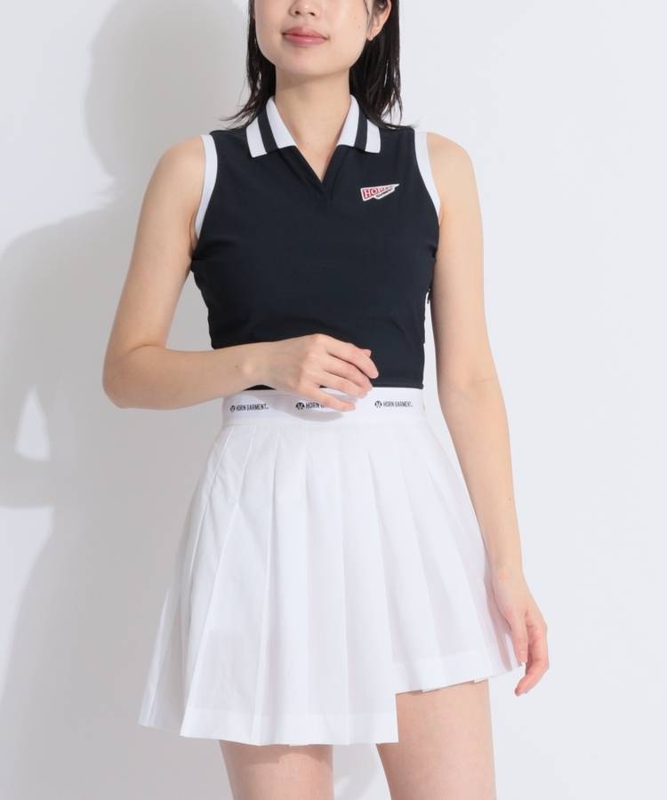 HO バックプリントノースリーブワンピース
