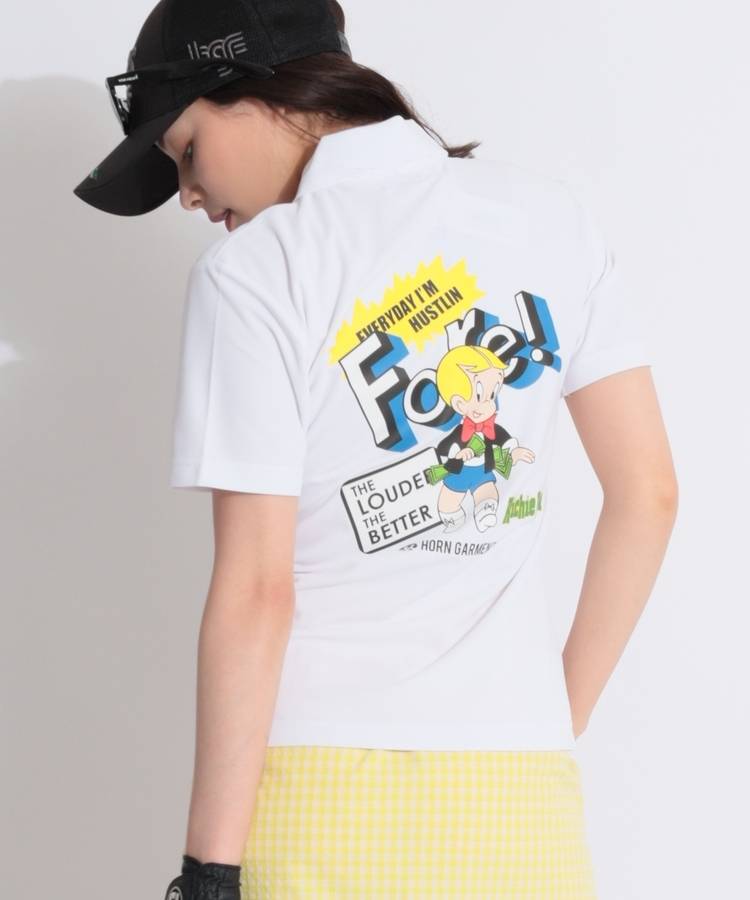 HO 【RichieRich】バックプリント半袖ポロシャツ