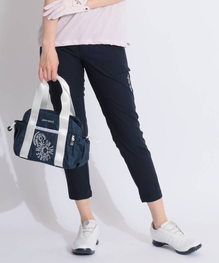 FG 【8WAYストレッチ】ロゴ刺繍クロップドパンツ