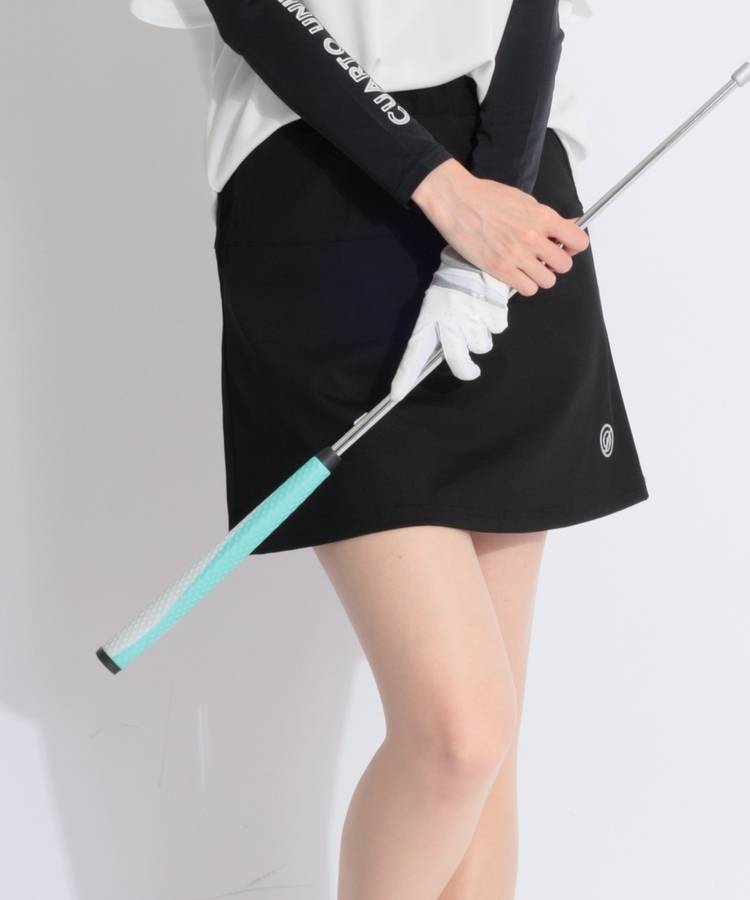 DL 一体型ぺチパンツ付き切替フレアスカート