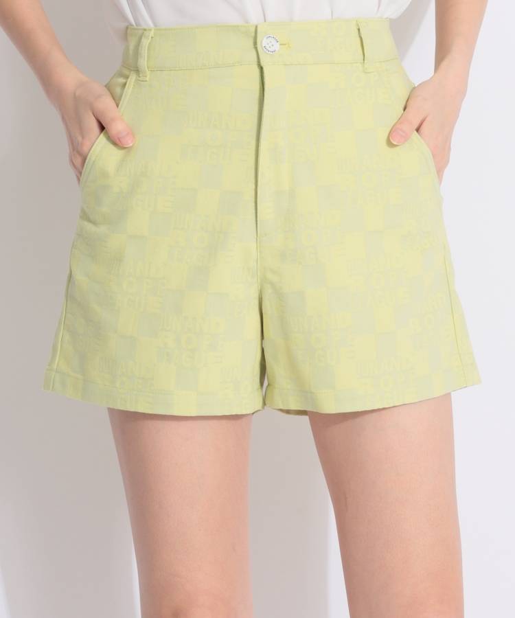 JR 【8/4までタイムセール】【吸水速乾】チェッカー柄ショートパンツ