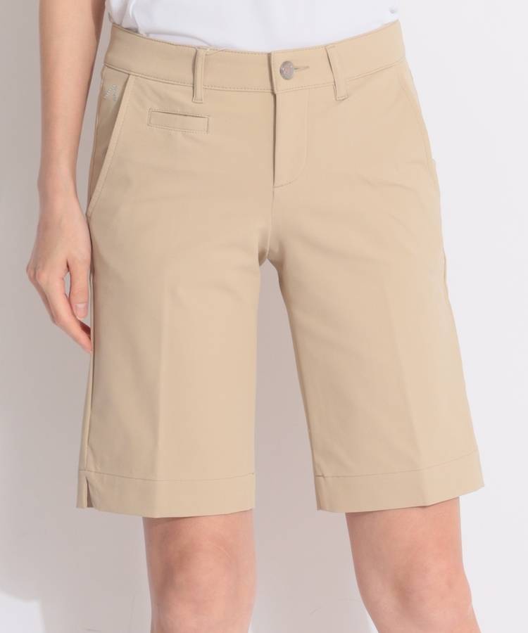 AL 【ストレッチ】センタープレスハーフパンツ