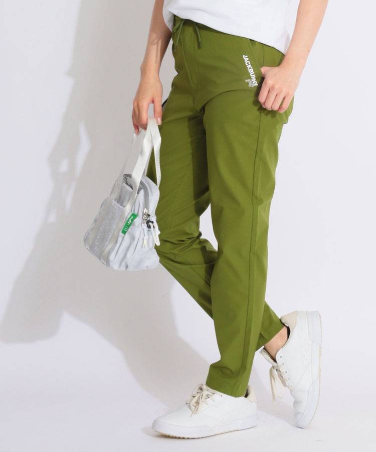 JB 【高通気】バックロゴプリントメッシュテーパードパンツ