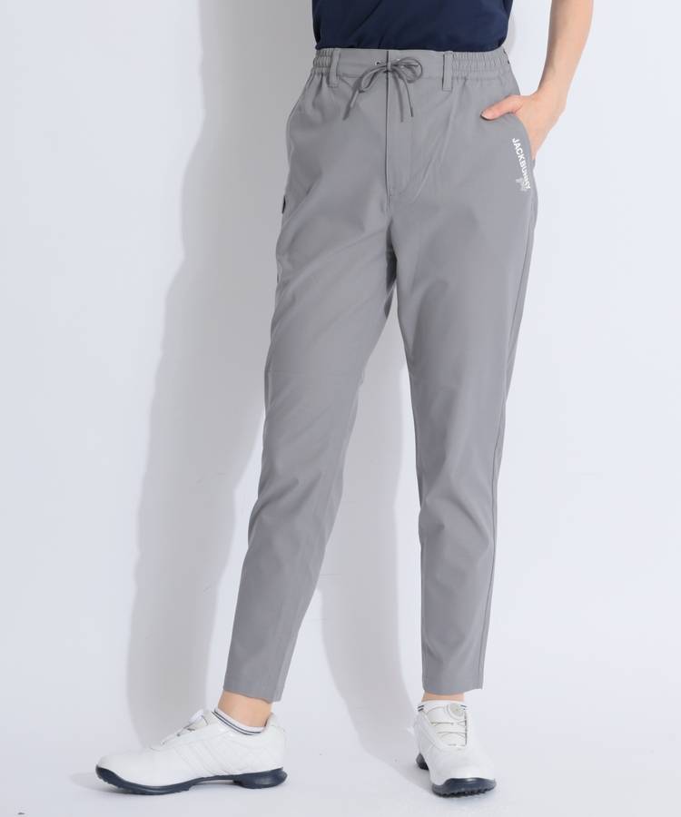 JB 【高通気】バックロゴプリントメッシュテーパードパンツ