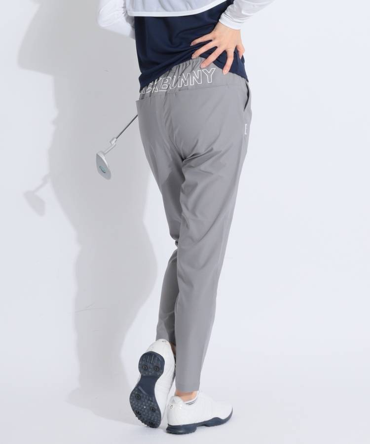 JB 【高通気】バックロゴプリントメッシュテーパードパンツ