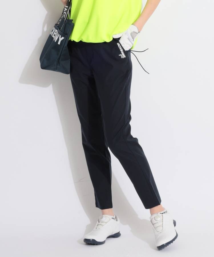 JB 【高通気】バックロゴプリントメッシュテーパードパンツ