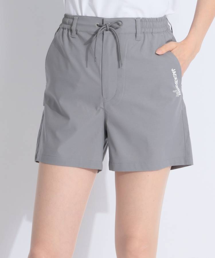 JB 【高通気】バックロゴプリントメッシュショートパンツ