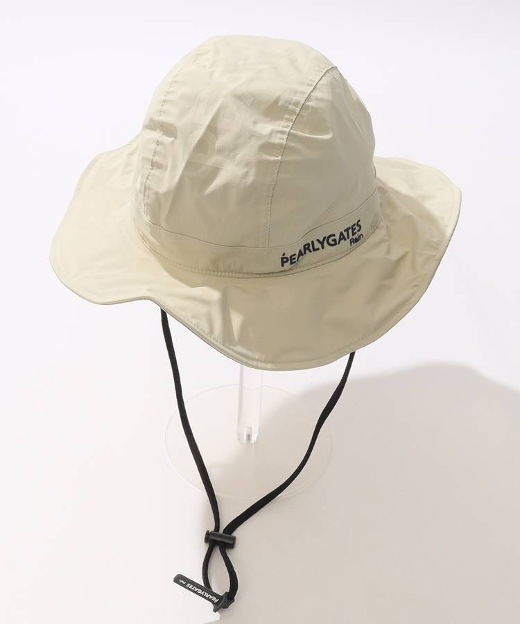 PG 【撥水】収納袋付きワイヤーブリムレインハット