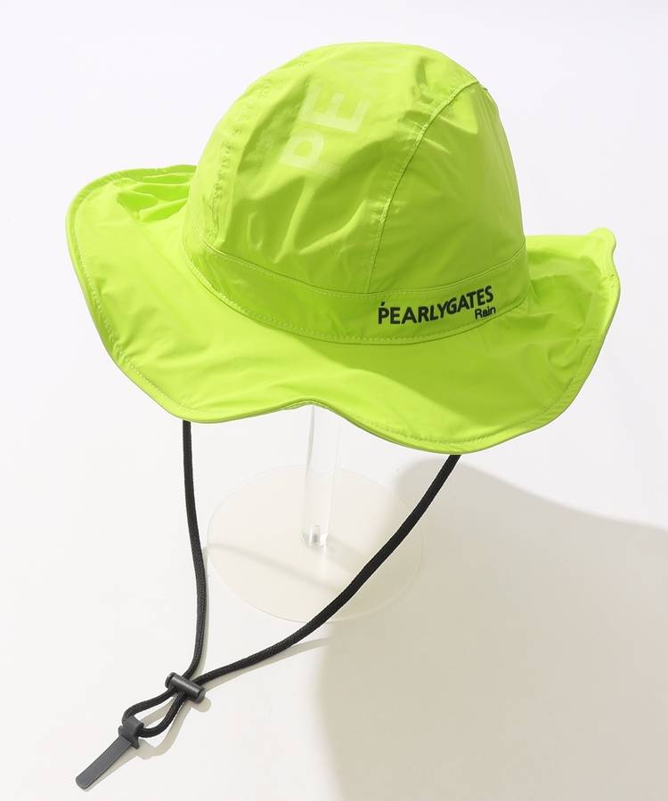 PG 【撥水】収納袋付きワイヤーブリムレインハット