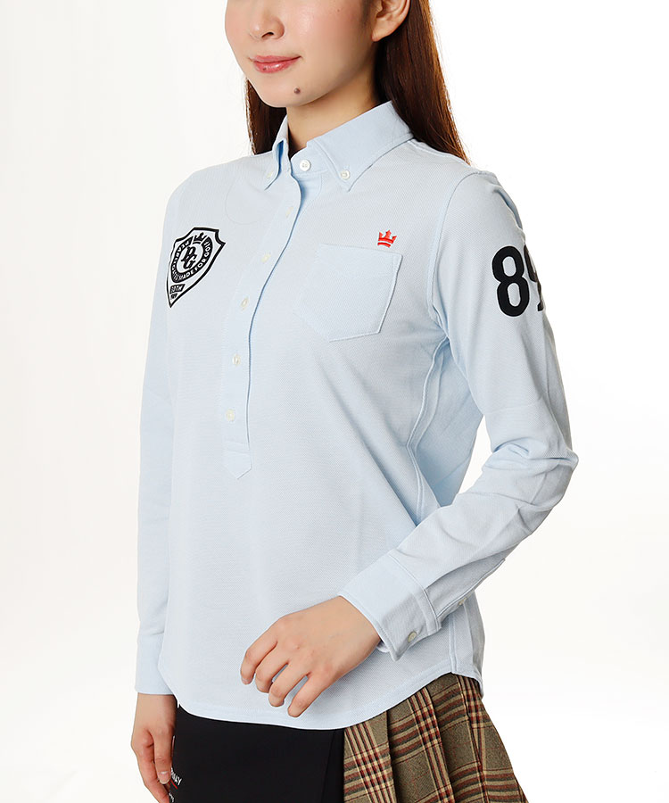 長袖ポロシャツ レディースゴルフウェア通販 Curucuru Select キュルキュル セレクト 人気女子ゴルフウェアショップ