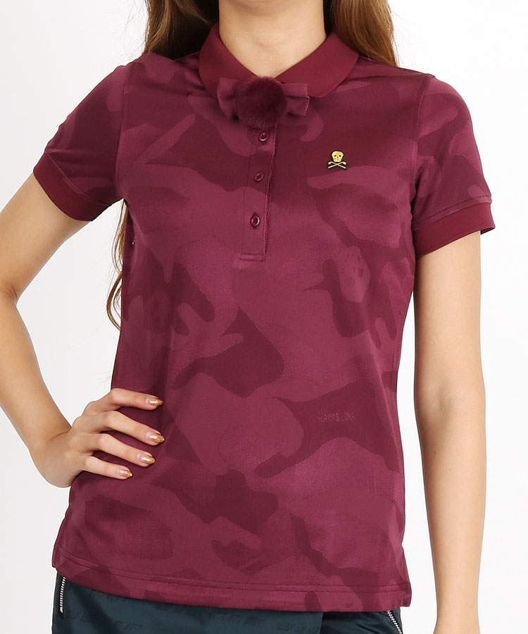 ポロシャツ 迷彩柄 レディースゴルフウェア通販 Curucuru Select キュルキュル セレクト