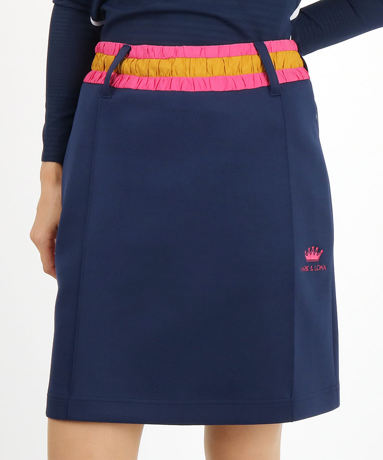 MARK & LONA ブラックスカート 40 ACD Pleats Skirt | WOMEN